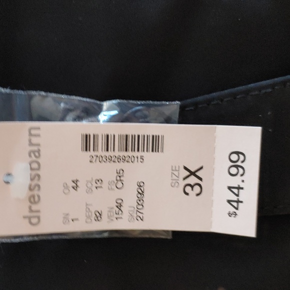 Dressbarn womens plus size one button sweater - Picture 2 of 2